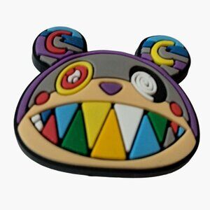 Takashi Murakam Ursa Bear Shoe Charm Rainbow